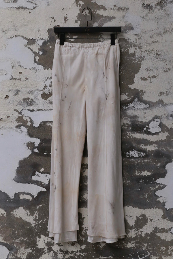 Mutedance 25 Spring/Summer Silk Wide-Leg Double-Layered Pants MD-MD25SS88-HOARY